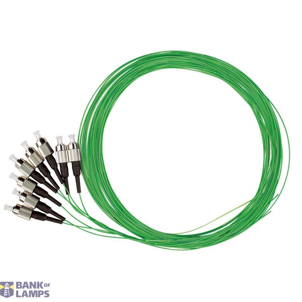 FO Pigtail FC, 50/125æm OM2, 2.0m, Easy Strip, green, 4pcs image 1
