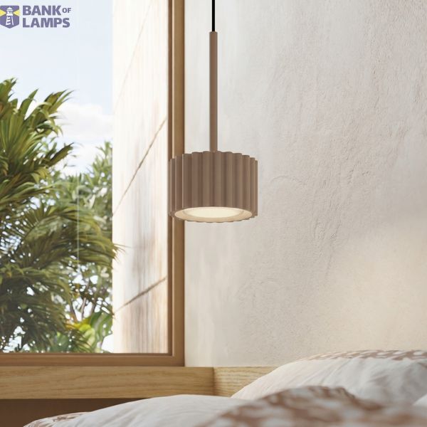 Pendant lamp AURA 1 taupe Gx53 image 5