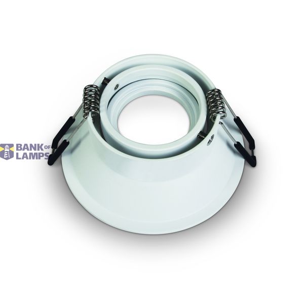 WHITE GU10 10W DARK LIGHT ADJUSTABLE image 2