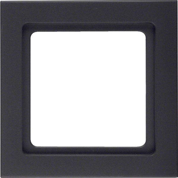 Frame 1gang Q.3 anthracite, velvety image 1