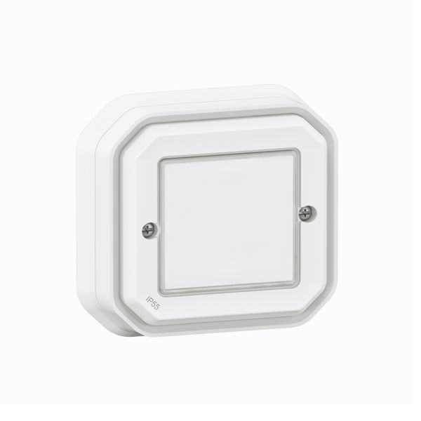 PLEXO SWITCH ON/OFF W/O WIRE, W/O BATTERY - WHITE - SURFACE image 1