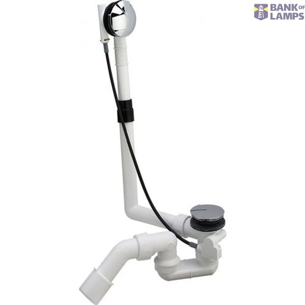Bath siphon Multiplex with cable 40/50x725mm, chrome image 1