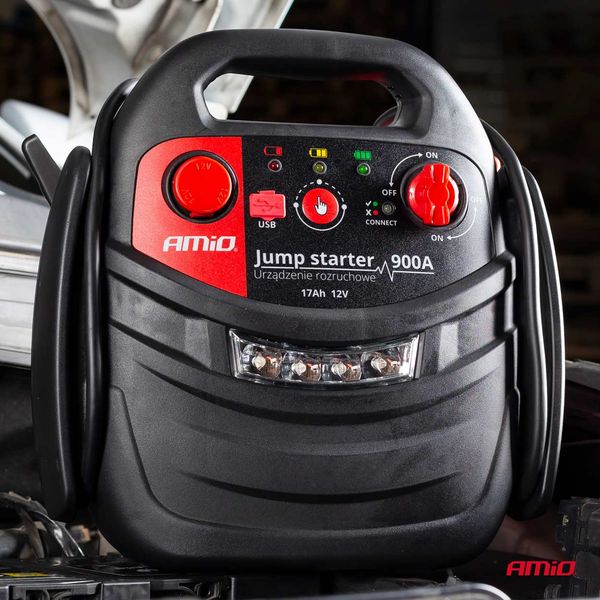 Jump starter 12V 17Ah 900A 4in1 JS01 image 1