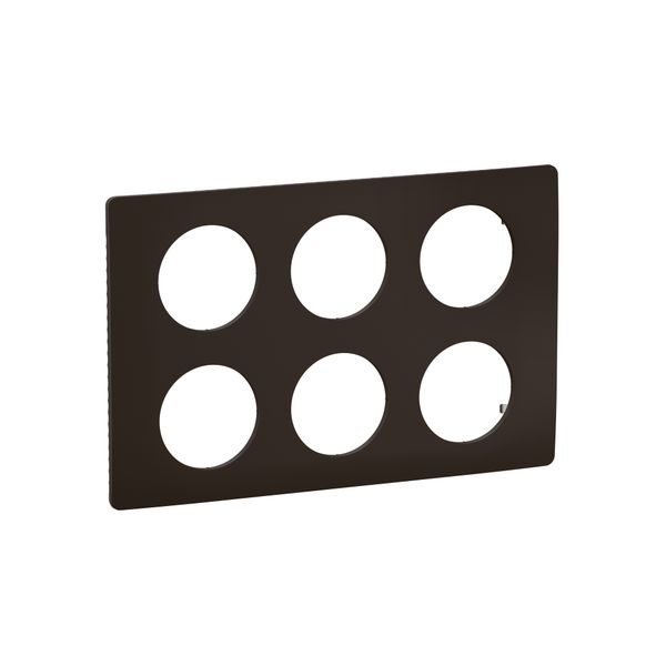 PLATE 2X3 GANG MAT BLACK image 5