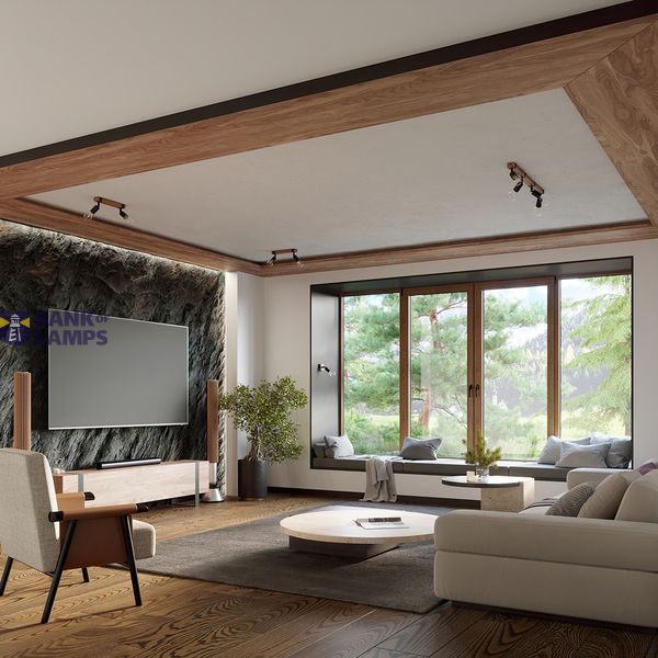 CEILING LAMP ZUCA 2 BLACK E27 2X15W IP20 image 10