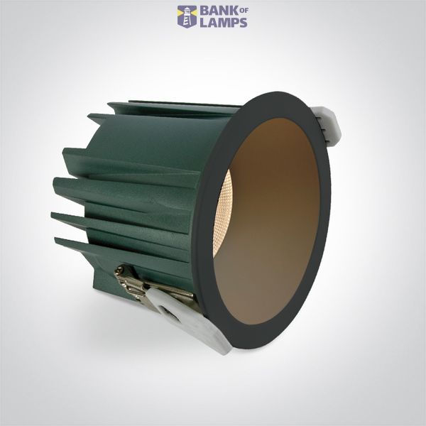 BLACK 12W CCTV IP65 230V DARK LIGHT image 1