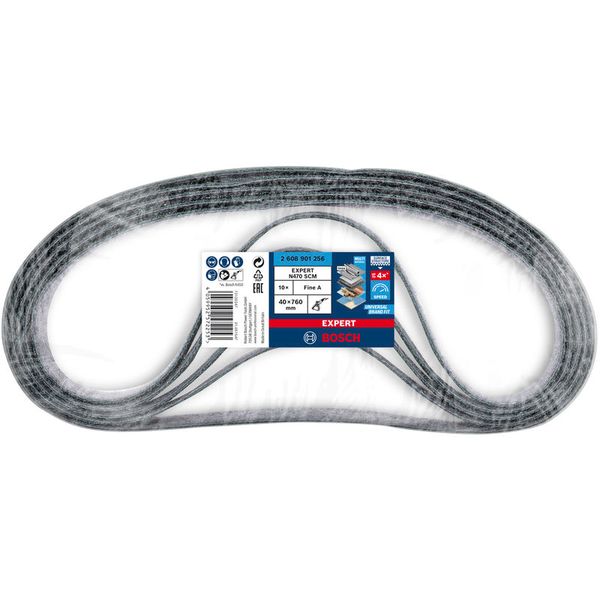 EXPERT N470 Sanding Belt for Belt Sanders 40 x 760 mm, Fine, 10-pc image 2