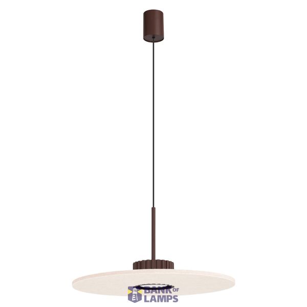 Pendant lamp OVO 1 brązowa/beżowa filc Gx53 image 2