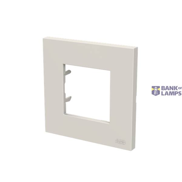 Frame 1-gang / 2-modules - ABB logo - Basic - Dune image 2
