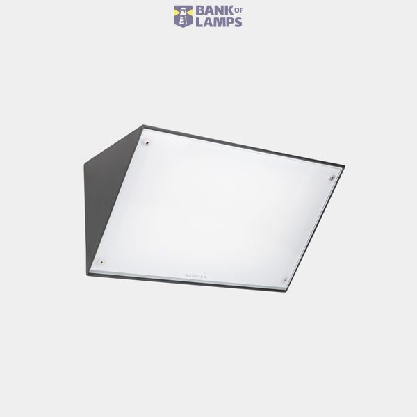 Wall fixture IP65 Curie PC Small E27 15 Urban grey 710lm image 1
