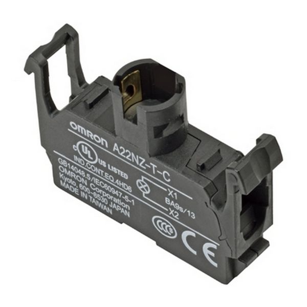 Pushbutton accessory A22NZ, Lighting Unit 100/110/120 VAC A2270660E image 1