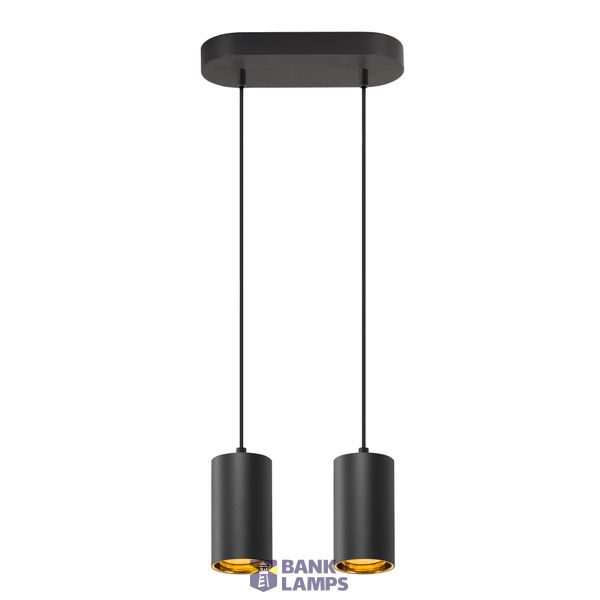 ASTO TUBE, pendant light, GU10, pendant length 250 cm, 2x max. 10 W, black image 5