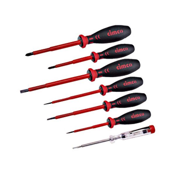 1000V electrician screwdriver set, 7-piece image 1