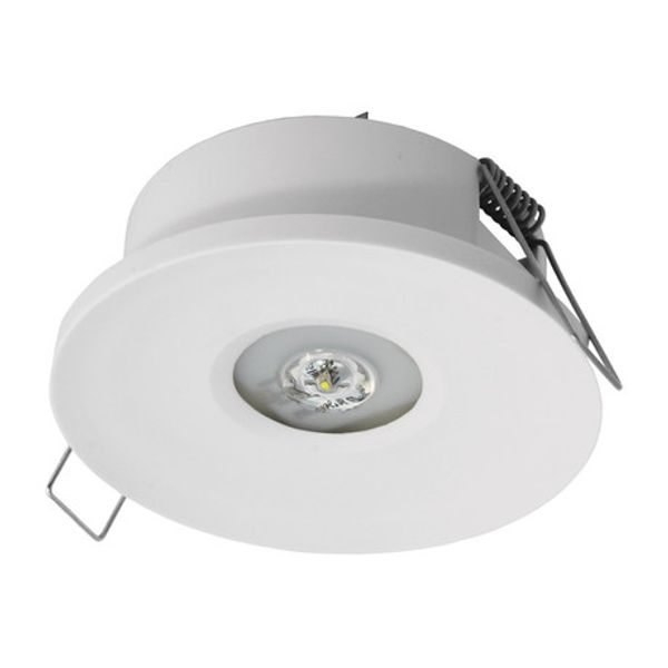 AXP universal optic 1W LED   130 lm BASIC IP20 3h battery non-maintained  white image 1