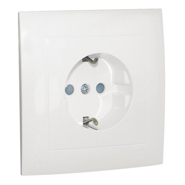 MONOBL SAF EARTH SOCKET (SKO TYPE) WHITE image 1