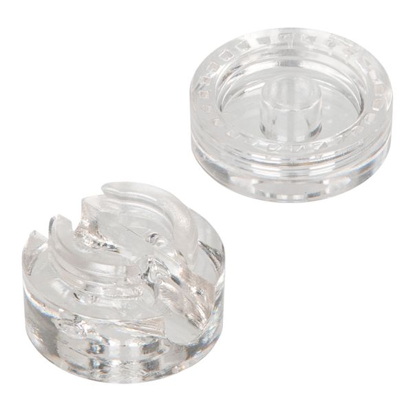 Wall Cord Grip Round Plastic Transparent image 3