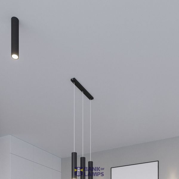HANGING LAMP LAGOS 1 BLACK GU10 1X40W IP20 image 4