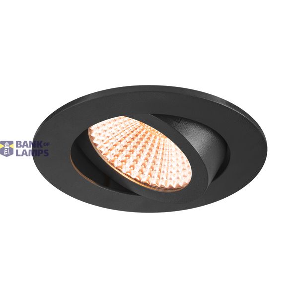 NEW TRIA® 68, recessed ceiling light, 1800-3000K, 60°, IP 20, round, black image 3