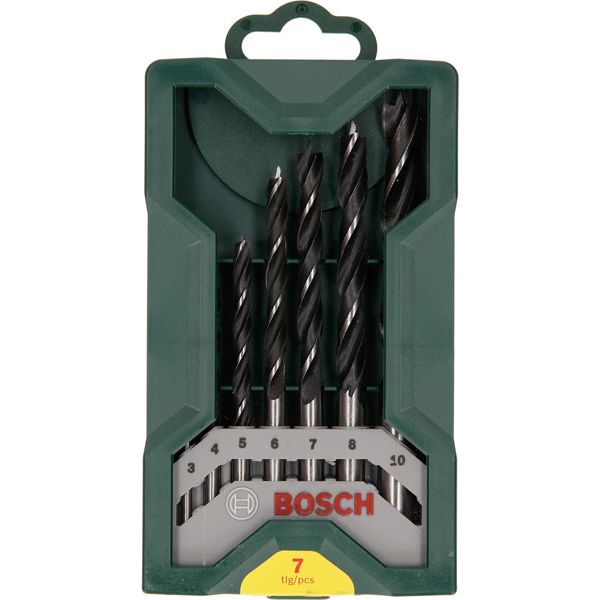 7-piece Mini-X-Line wood drill bit set image 2