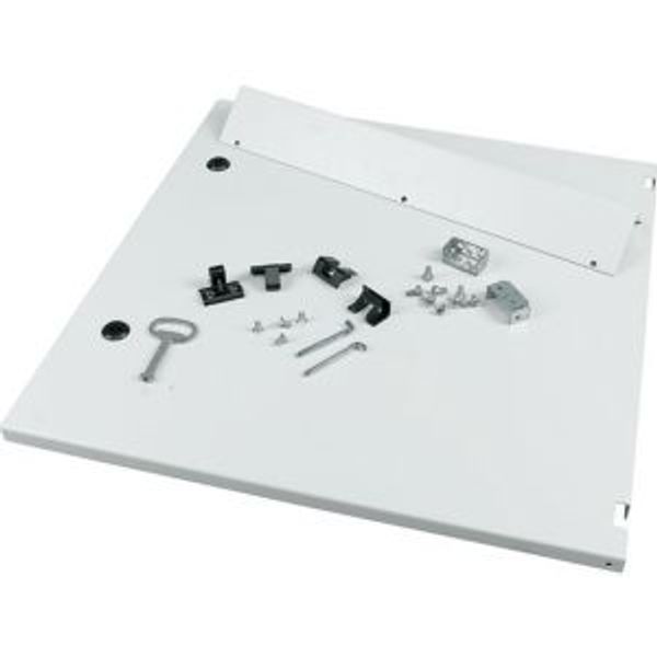 XMW3006CDC-B Front plate/door, below, H=750mm, IP55, grey image 2