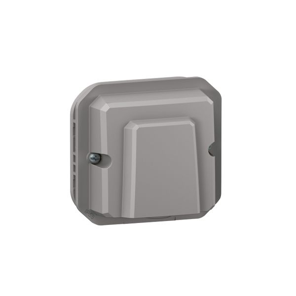PLEXO CABLE OUTLET WITH CABLE GRIP - GREY - SURFACE image 1