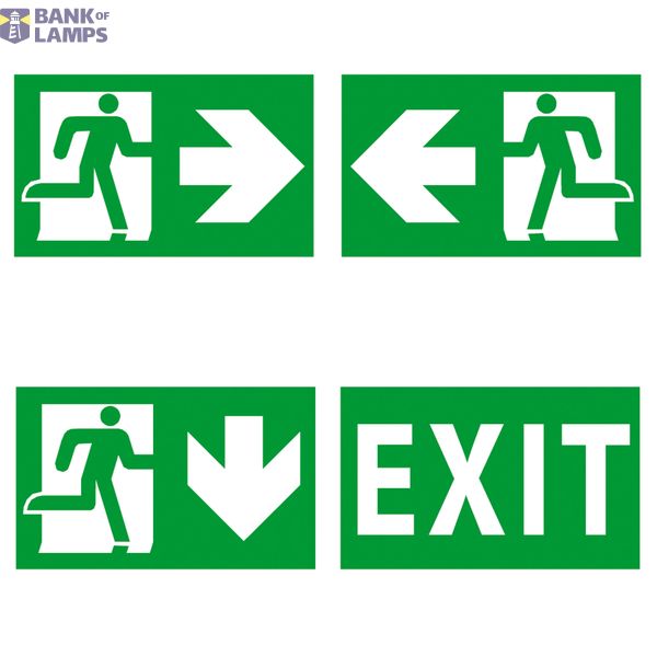 SEGNO-R EMERGENCY EXIT 470 GREEN image 1