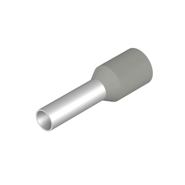 Wire-end ferrule, Standard, 12 mm, 10 mm, grey image 1