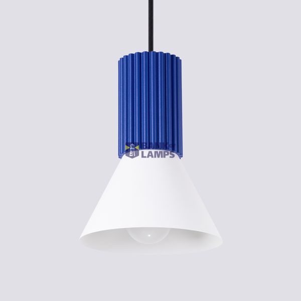 Pendant lamp ESTRIA 1 white/ultramarine image 3