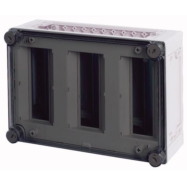 AV/I43-125 MCB enclosure, IP65, mounting rail vertical, HxWxD=250x375x150mm image 1