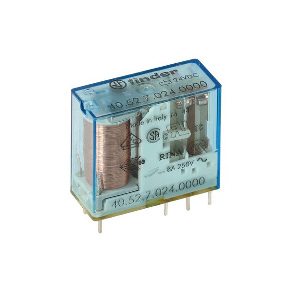 PCB/Plug-in Rel. 5mm.pinning 2CO 8A/28VDC/SEN/Agni (40.52.7.028.0000) image 5