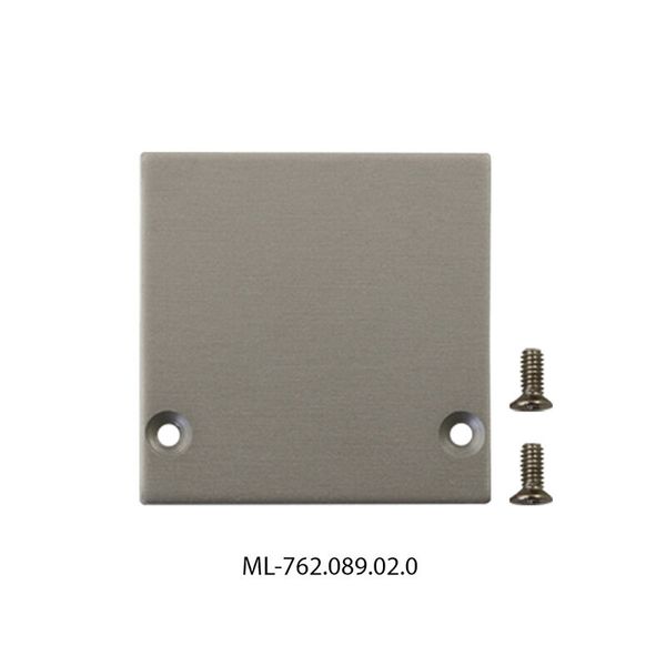 End cap for PN without hole, metal, 1 pc image 1