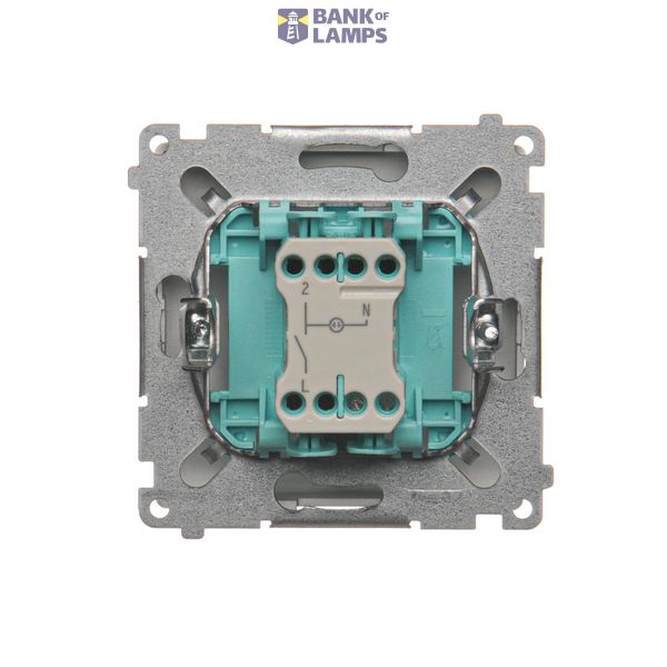 Switch / push button 230V, 6A, Screw image 1