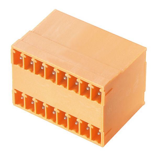 PCB plug-in connector, male header, closed side, THT solder connection, 3.81 mm, Number of poles: 4, 90°, Solder pin length (l): 3.2 mm, tinned, Pale green, Box image 2