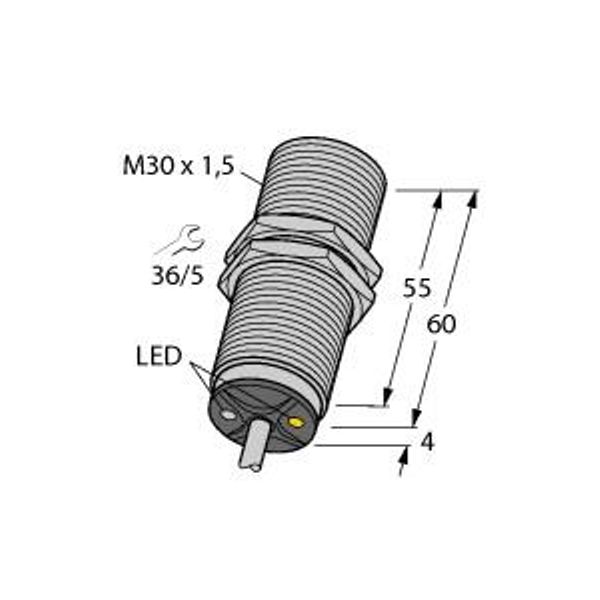 Inductive Sensor   BI10U-M30-ADZ30X2 image 1