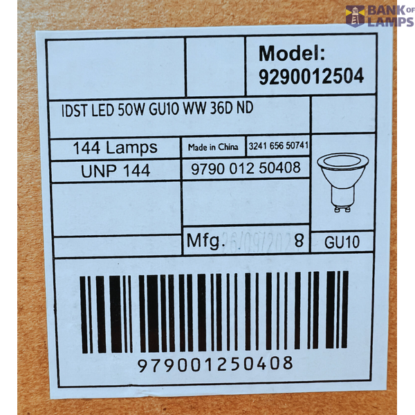 Bulb LED GU10 4.7W 2700K 345lm 36" without packaging. image 3