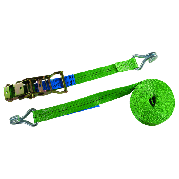 Lashing strap DIN 1000daN 35 mm 8 m with hook and loose ratchet image 1