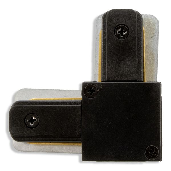 TRACK 1-PH CONNECTOR L TYPE BK OSRAM image 1