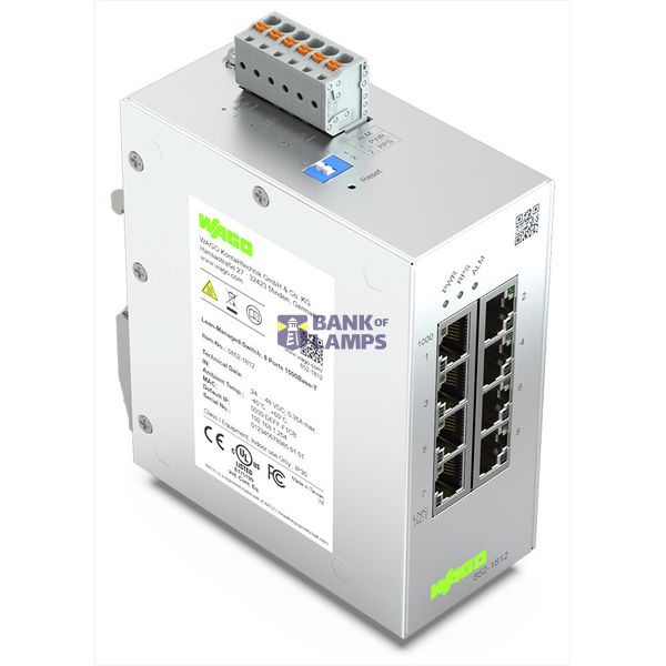 Lean Managed Switch 8 Ports 1000Base-T light gray image 1