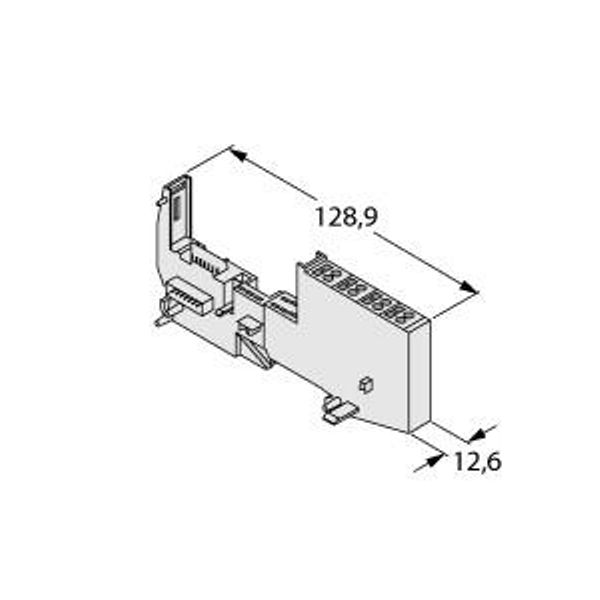 BL20 base module Tension spring connection   BL20-P4T-SBBC-B image 1