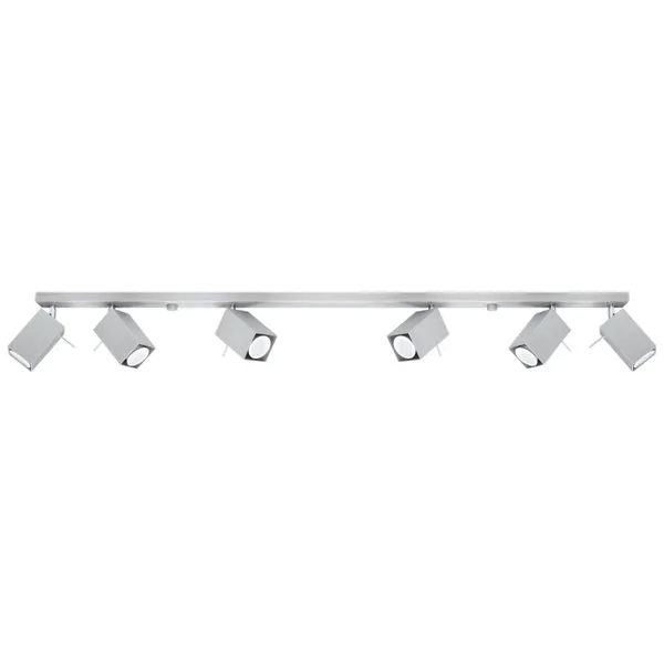 CEILING LAMP MERIDA 6L GREY GU10 6X40W IP20 image 1