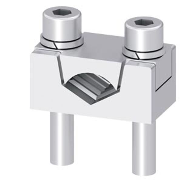 Prism terminal double 2x 70 - 120 mm2, for size NH2 1-pole image 1