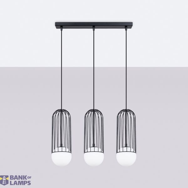 Pendant lamp BRINA 3L black image 7
