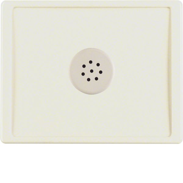 Centre plate microphone for interface unit, arsys, white glossy image 1