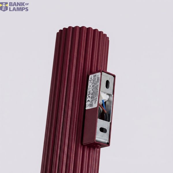 Wall lamp KARBON 20 burgundy image 8