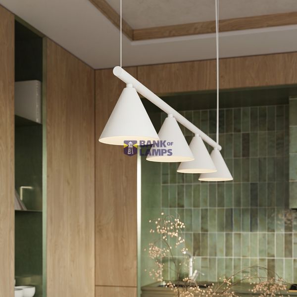 Chandelier NOX 4L white image 11