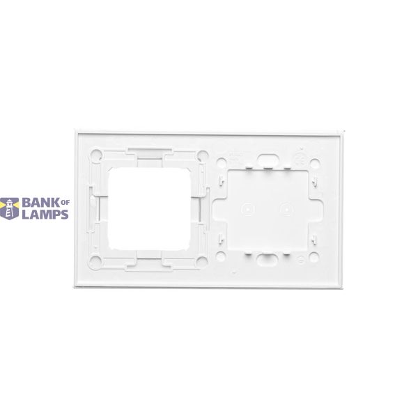 Double intermediate switch, (module), 10AX, quick connection, black matt image 2