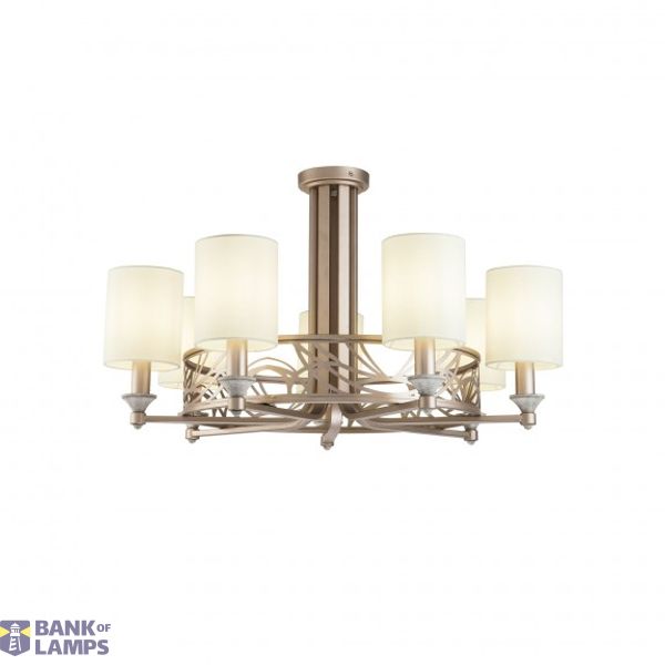 House Vittoria Chandelier Cream with Gold image 4