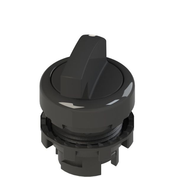 Long handle selector, 2 positions black with marking image 1