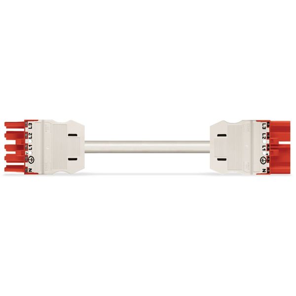 pre-assembled interconnecting cable Eca Socket/plug red image 3