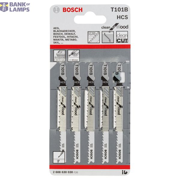 Jigsaw blade T 101 B Clean for Wood 5 pcs. image 2